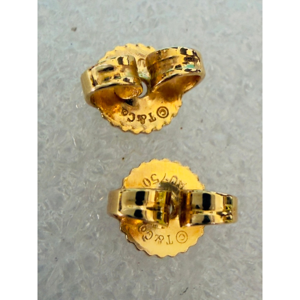 Tiffany & Co. Peretti Diamonds by the Yard® Earrings in 18k Yellow Gold 0.10 Ct - Picture 9 of 10